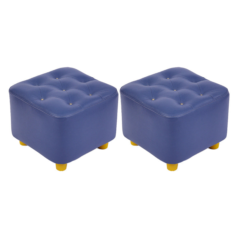 Modern Standard Pouf Water Resistant Square Cube for Home Decor