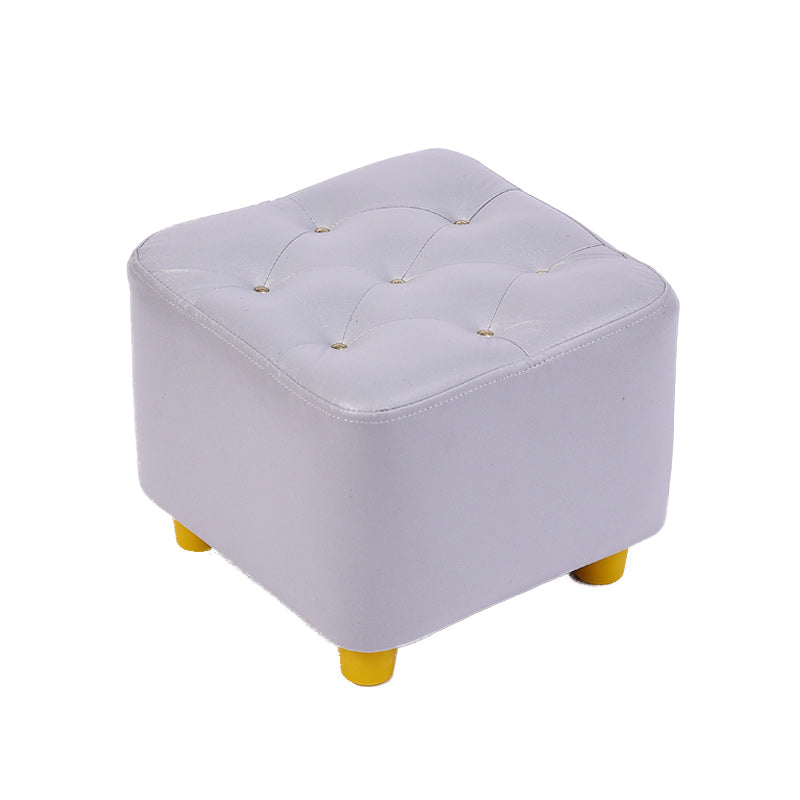 Modern Standard Pouf Water Resistant Square Cube for Home Decor
