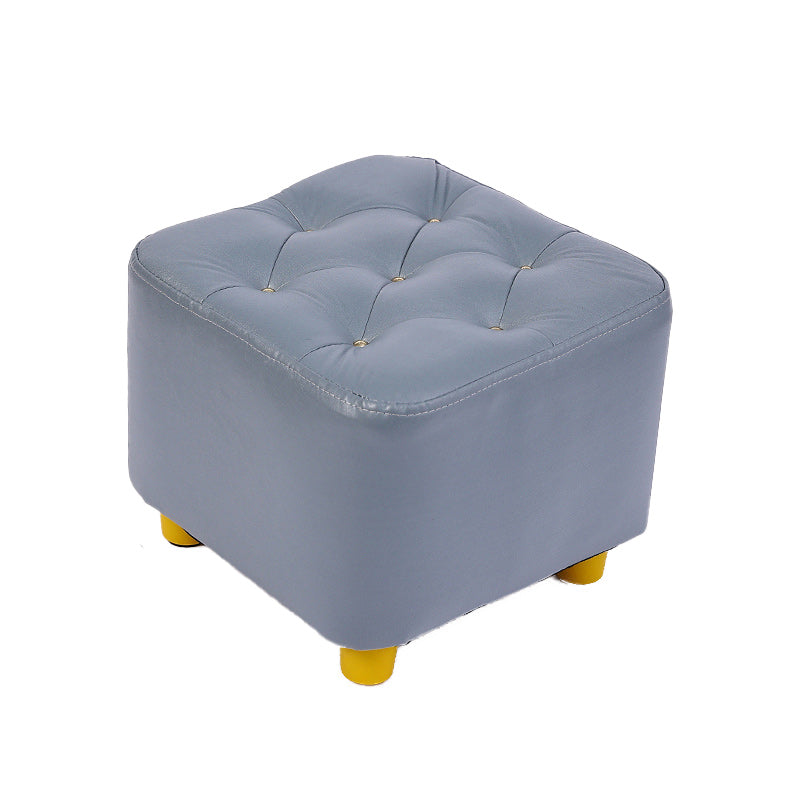 Modern Standard Pouf Water Resistant Square Cube for Home Decor