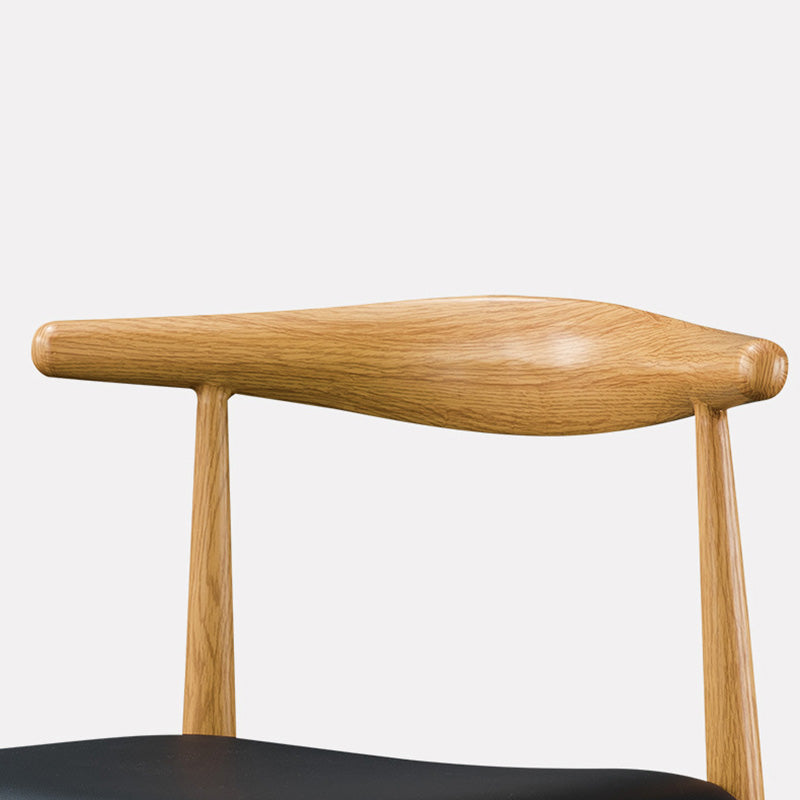 Industrial Wooden Counter Height Stools Armless Bar Stool With Low Black