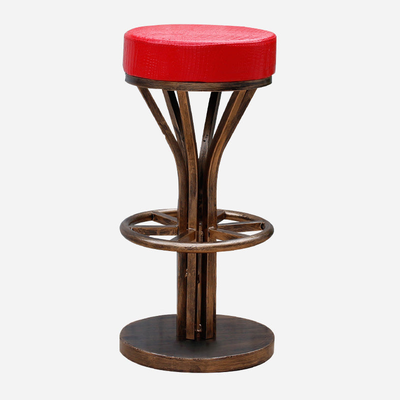 Contemporary Stainless Steel Counter Height Stools Backless Stool