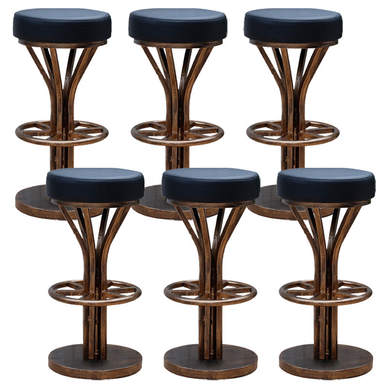 Contemporary Stainless Steel Counter Height Stools Backless Stool