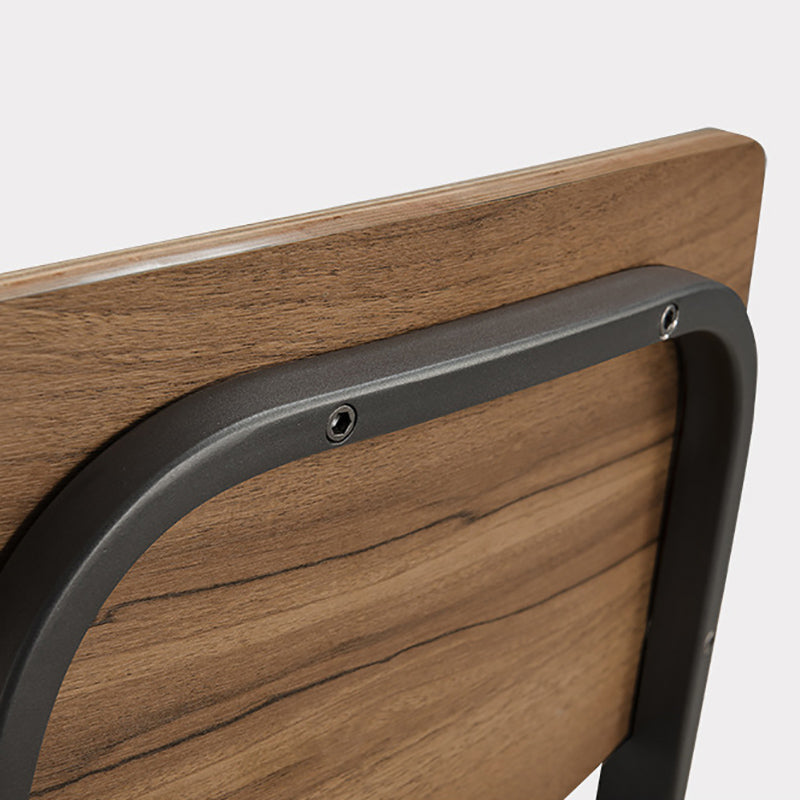 Contemporary Metal Counter Height Stools Black Base Bar Stool