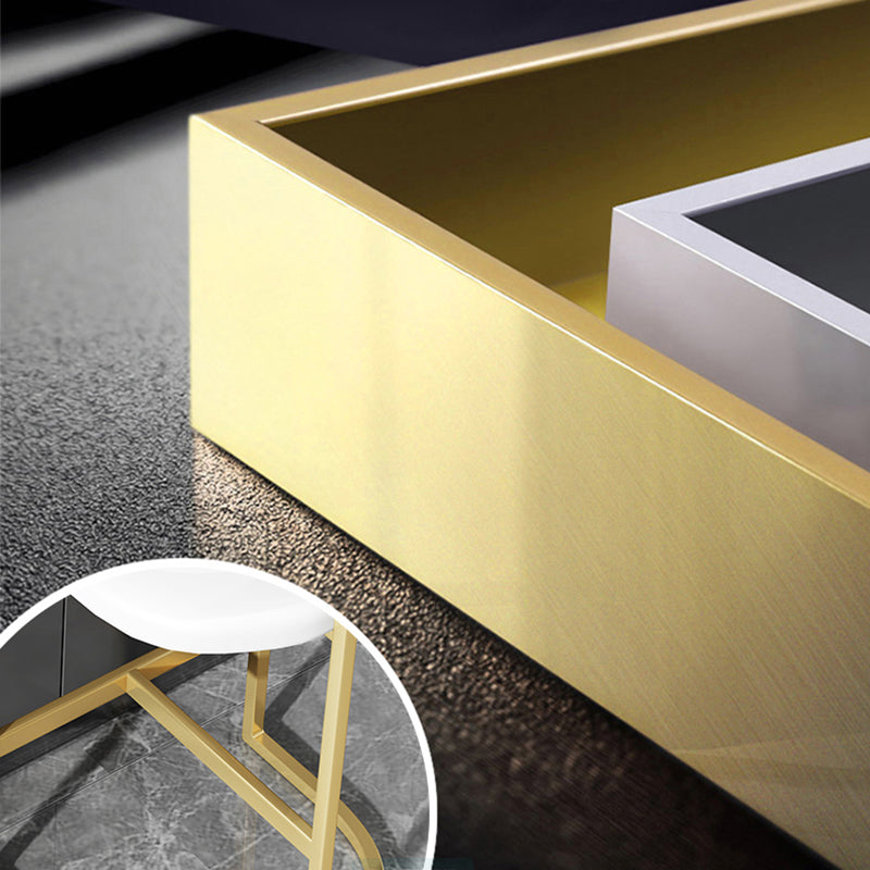 Glam Armrest Backrest Counter Stool Iron Bar Stool with Leather Cushion and Pedal