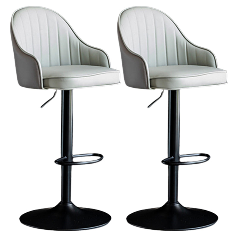 Industrial Metal Counter Height Stools Back Bar Stool for Living Room