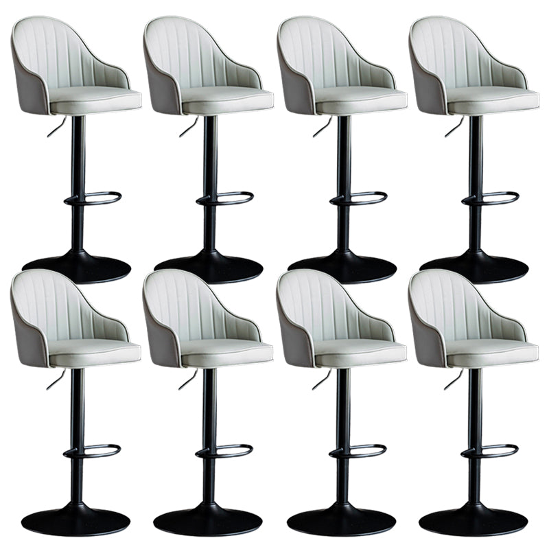 Industrial Metal Counter Height Stools Back Bar Stool for Living Room