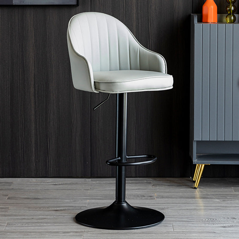 Industrial Metal Counter Height Stools Back Bar Stool for Living Room