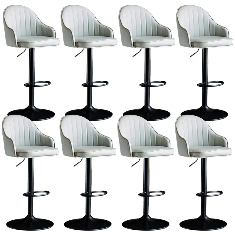 Industrial Metal Counter Height Stools Back Bar Stool for Living Room