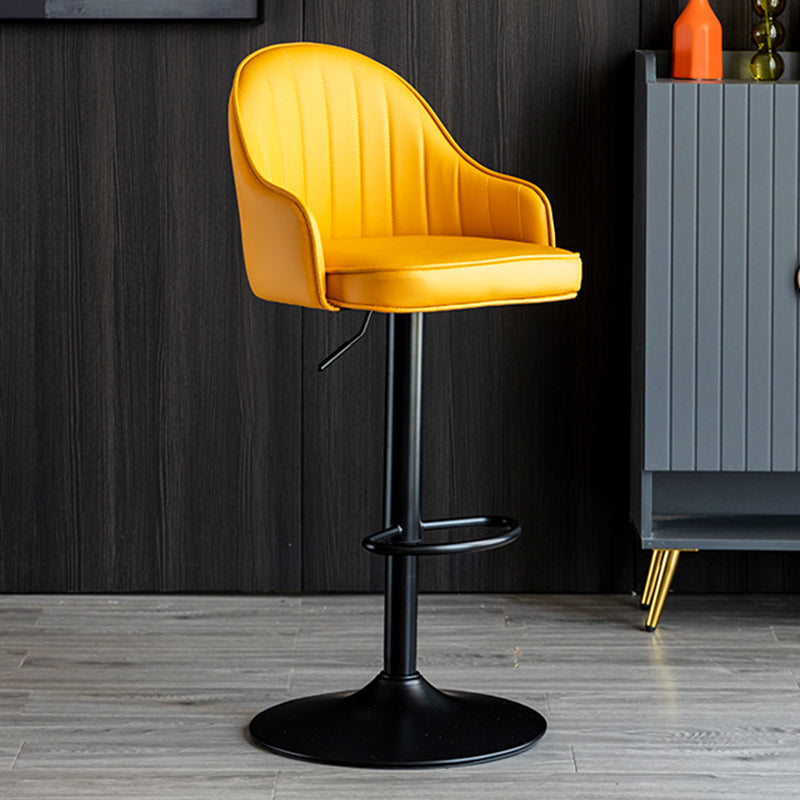 Industrial Metal Counter Height Stools Back Bar Stool for Living Room