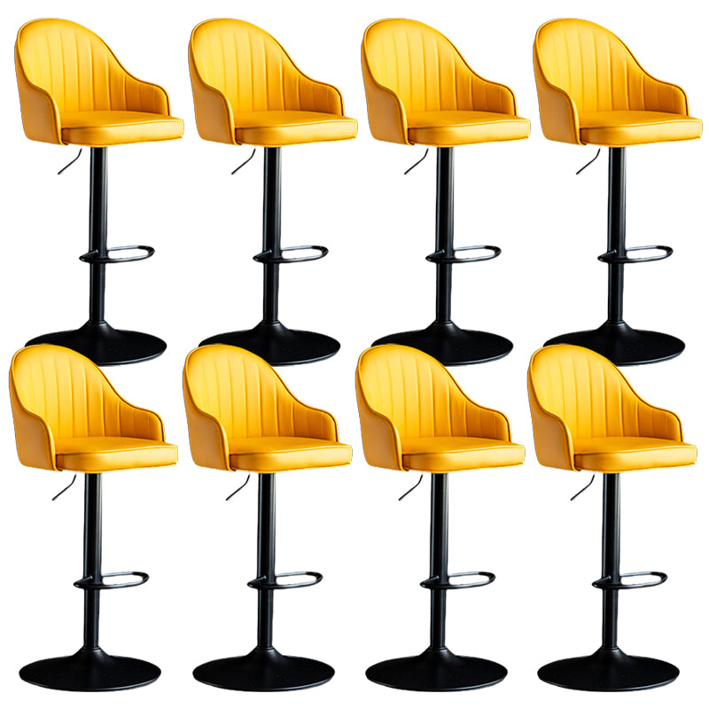 Industrial Metal Counter Height Stools Back Bar Stool for Living Room