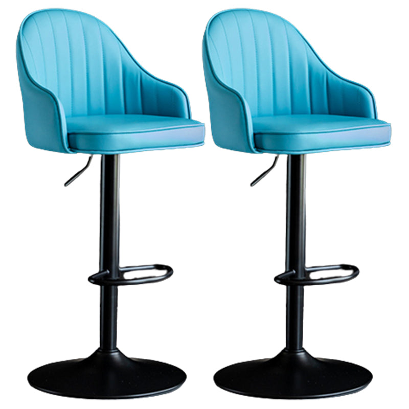 Industrial Metal Counter Height Stools Back Bar Stool for Living Room