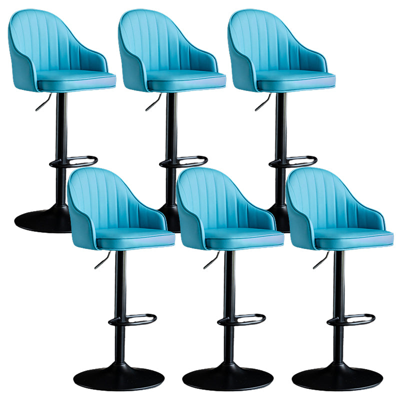 Industrial Metal Counter Height Stools Back Bar Stool for Living Room