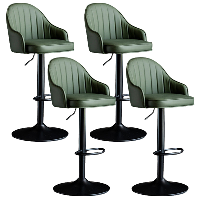 Industrial Metal Counter Height Stools Back Bar Stool for Living Room