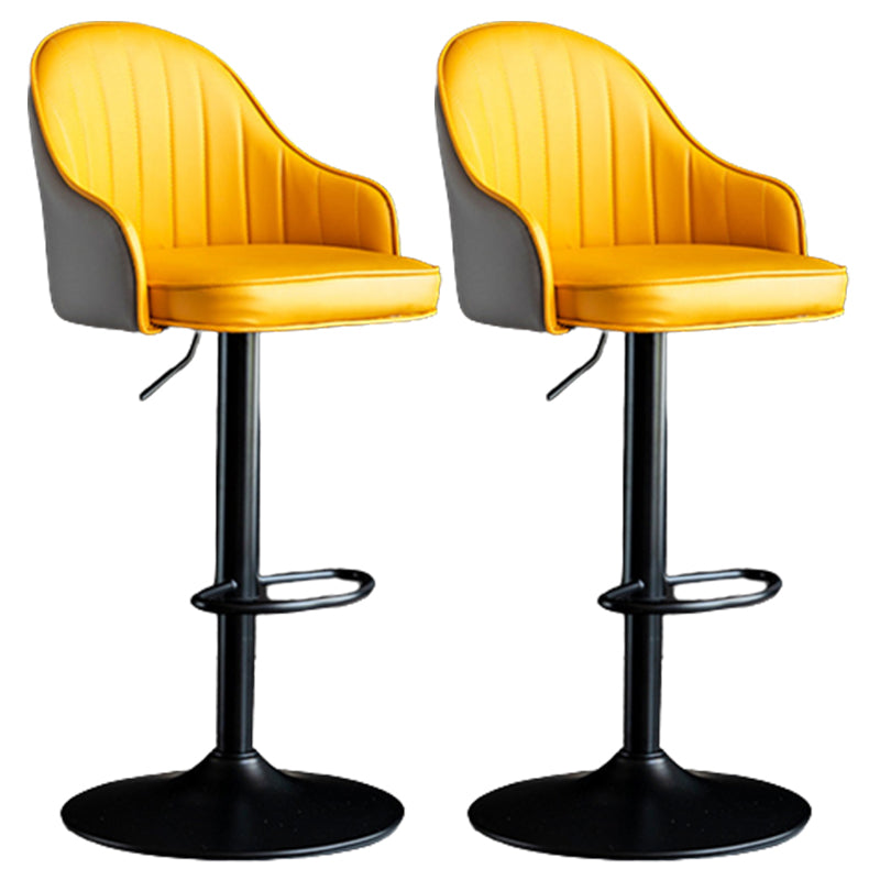 Industrial Metal Counter Height Stools Back Bar Stool for Living Room