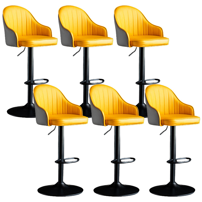 Industrial Metal Counter Height Stools Back Bar Stool for Living Room