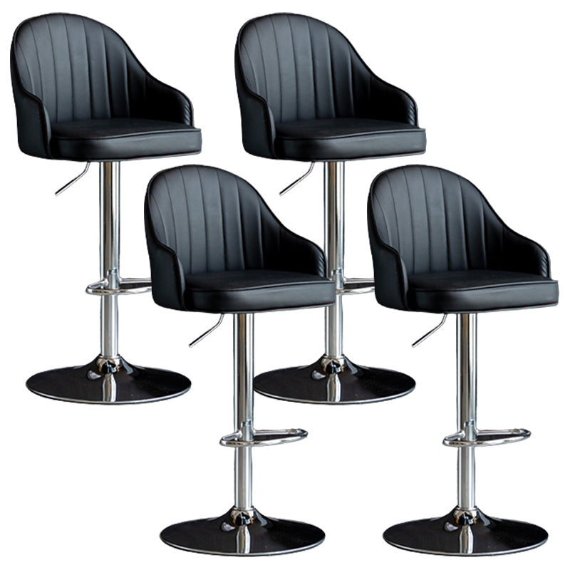 Industrial Metal Counter Height Stools Back Bar Stool for Living Room