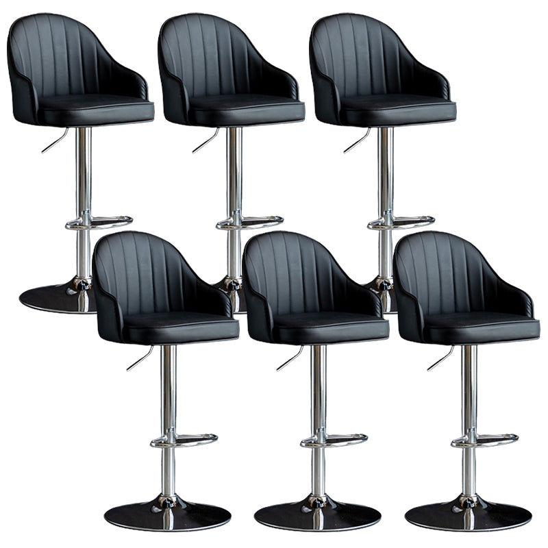 Industrial Metal Counter Height Stools Back Bar Stool for Living Room