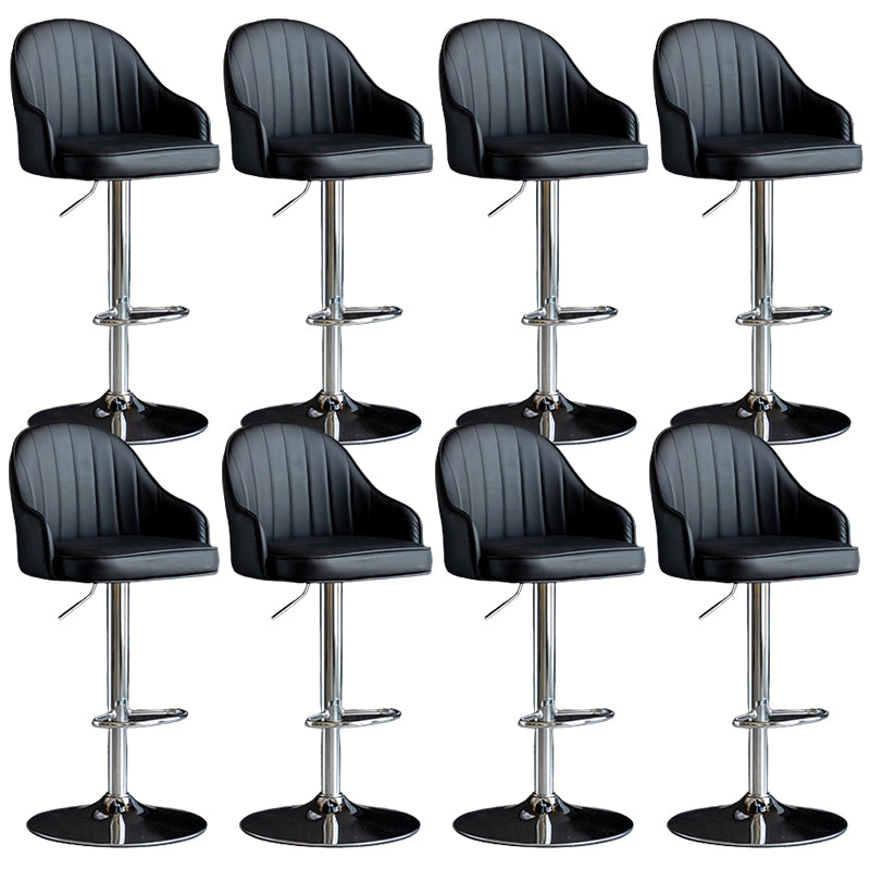 Industrial Metal Counter Height Stools Back Bar Stool for Living Room