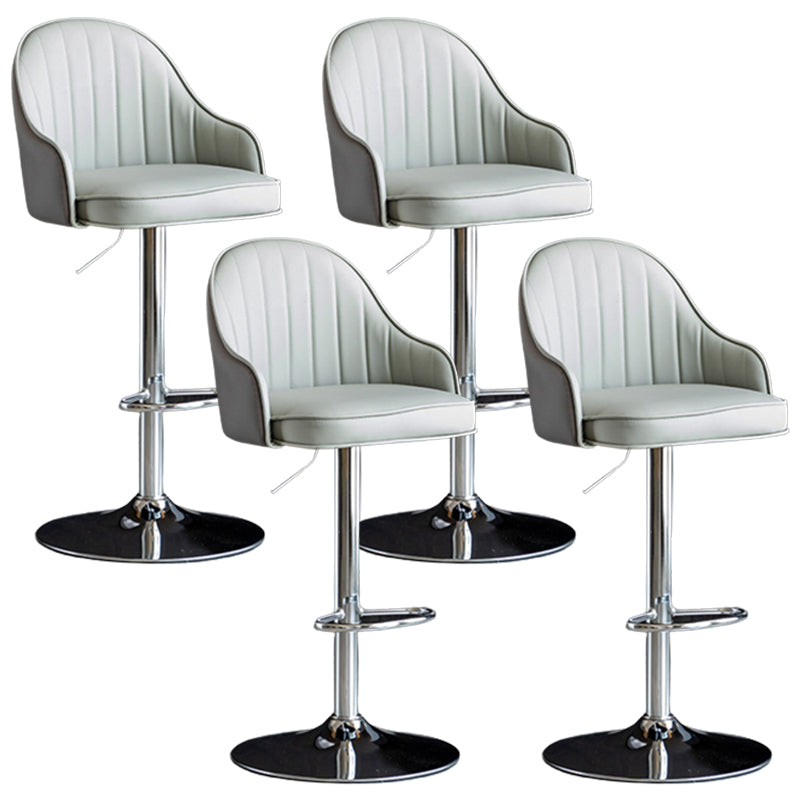 Industrial Metal Counter Height Stools Back Bar Stool for Living Room