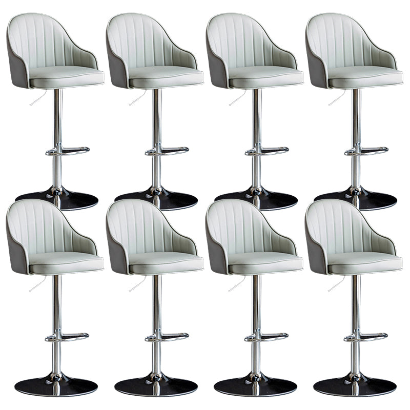 Industrial Metal Counter Height Stools Back Bar Stool for Living Room