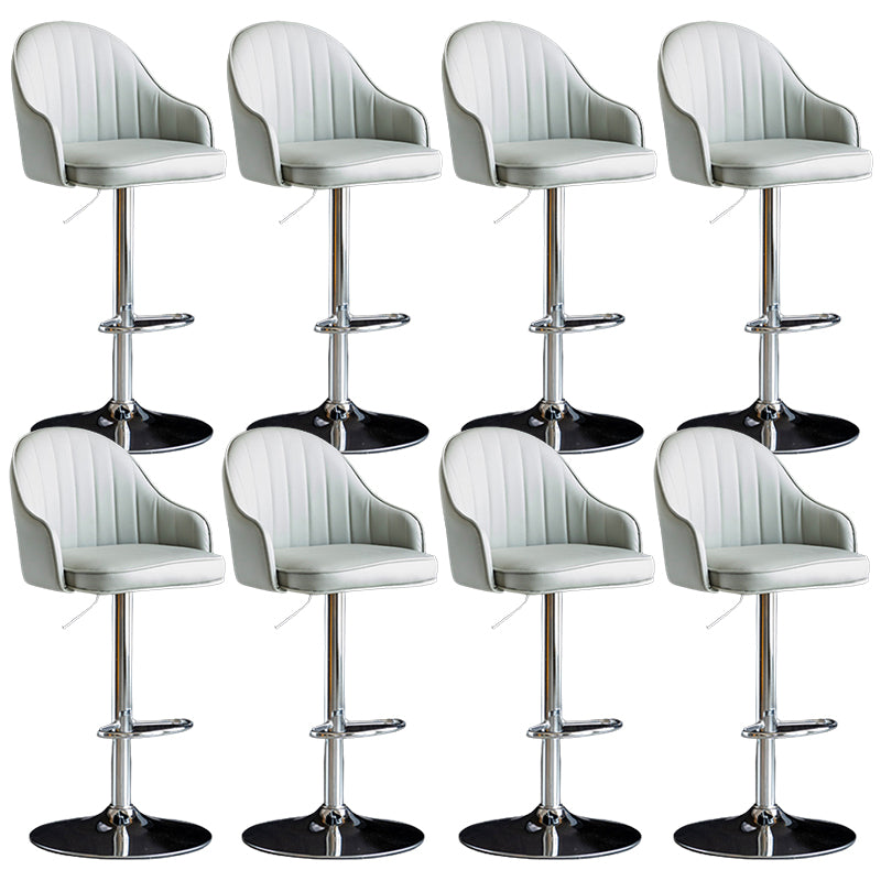 Industrial Metal Counter Height Stools Back Bar Stool for Living Room