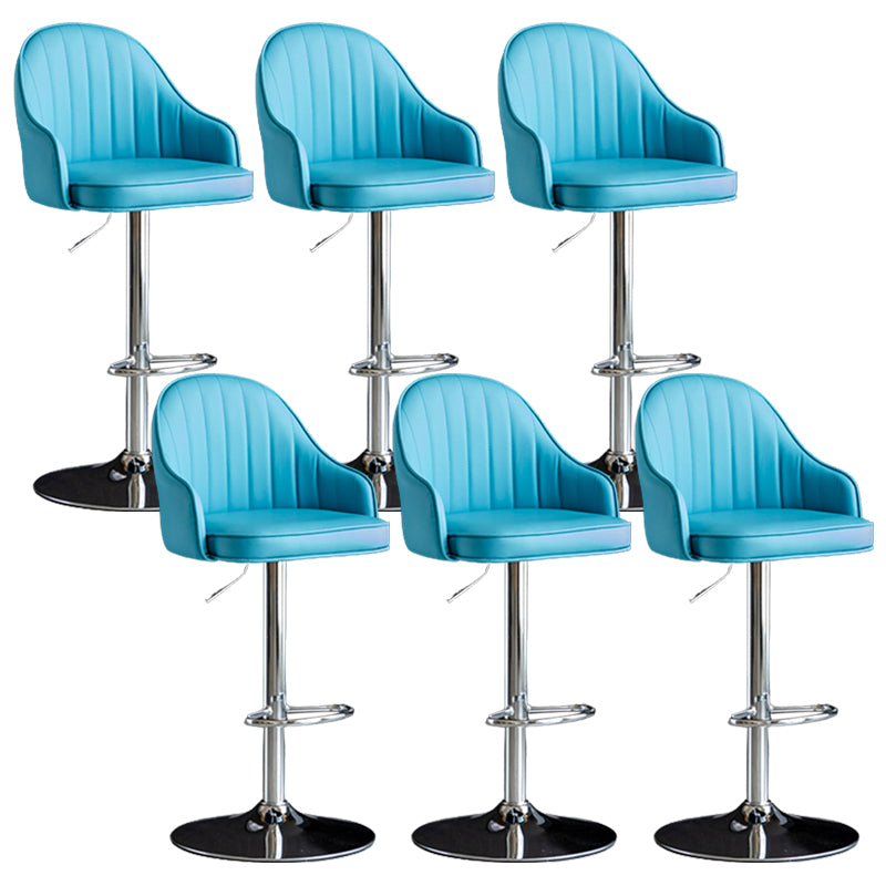 Industrial Metal Counter Height Stools Back Bar Stool for Living Room