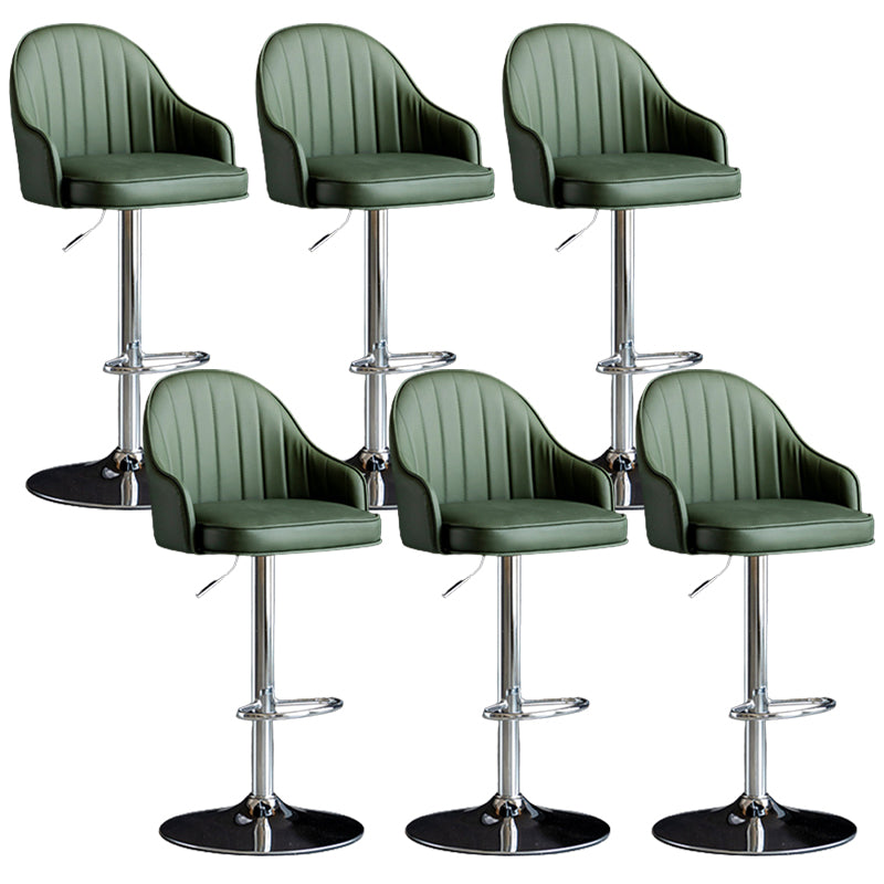 Industrial Metal Counter Height Stools Back Bar Stool for Living Room