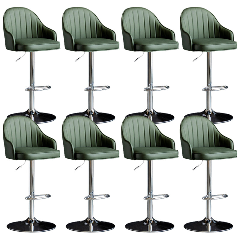 Industrial Metal Counter Height Stools Back Bar Stool for Living Room