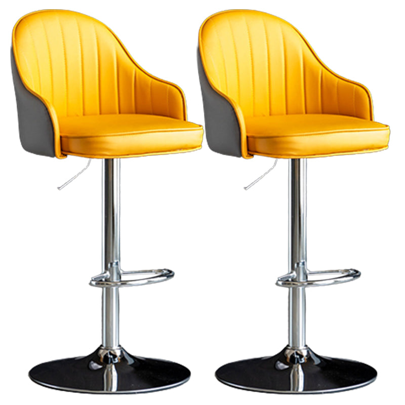 Industrial Metal Counter Height Stools Back Bar Stool for Living Room