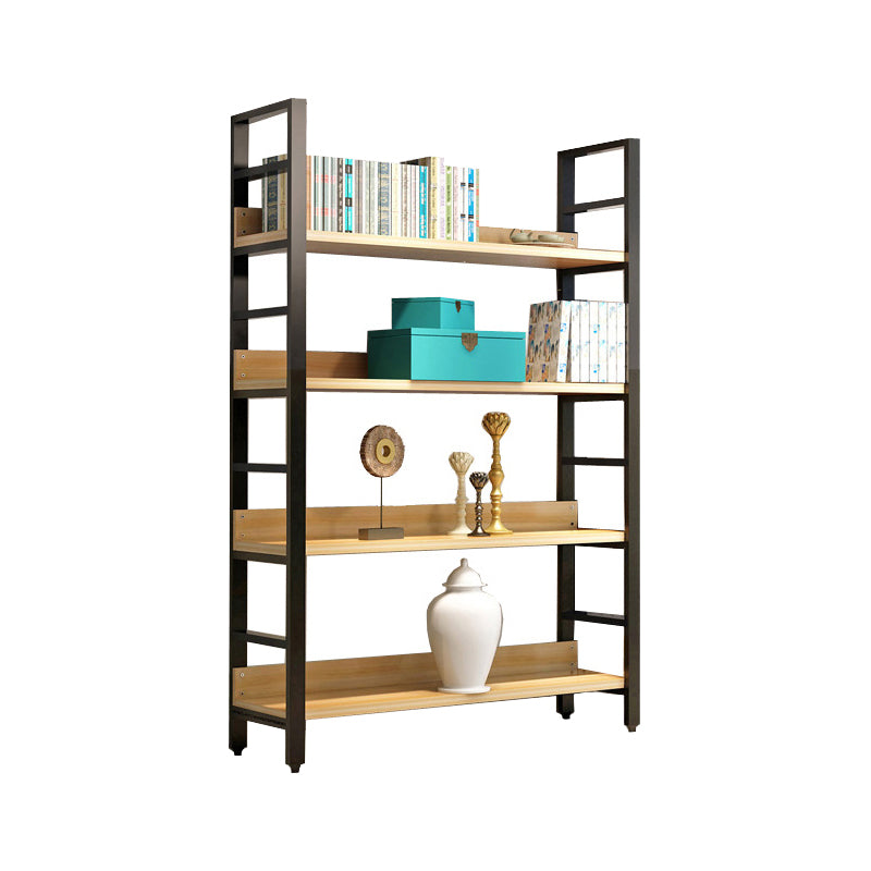 Modern Open Shelf Bookcase Engineered Wood Bookshelf with Doors for Study Room