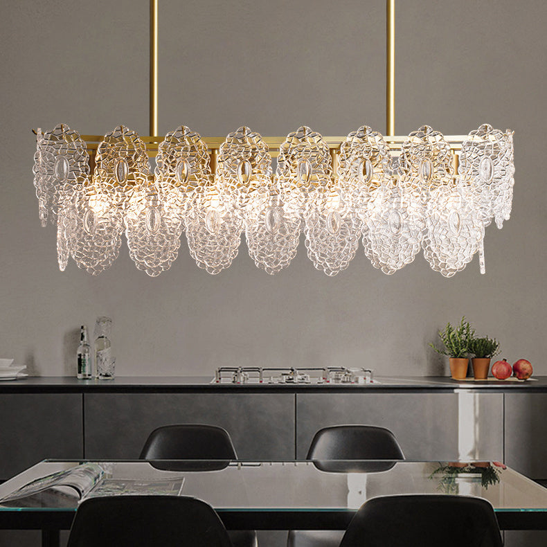 Modern Style Island Light Creative Glass Hanging Light for Dining Room