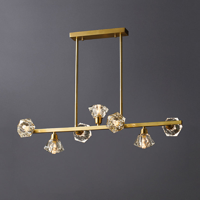 Modern Style Island Light Crystal Hanging Light for Dining Room