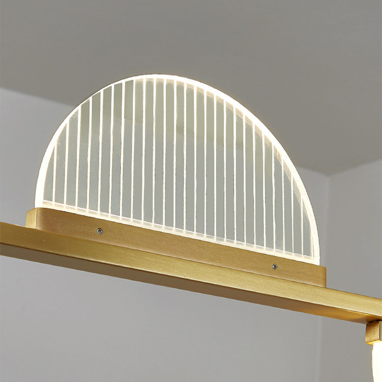 Metal Linear Island Pendant Lights Modern Multiple-Light Island Pendant Lighting