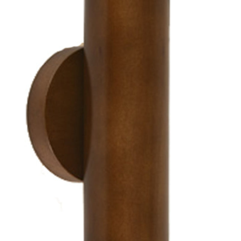 Contemporary Wood Wall Light Cylinder Lighting for Living Room