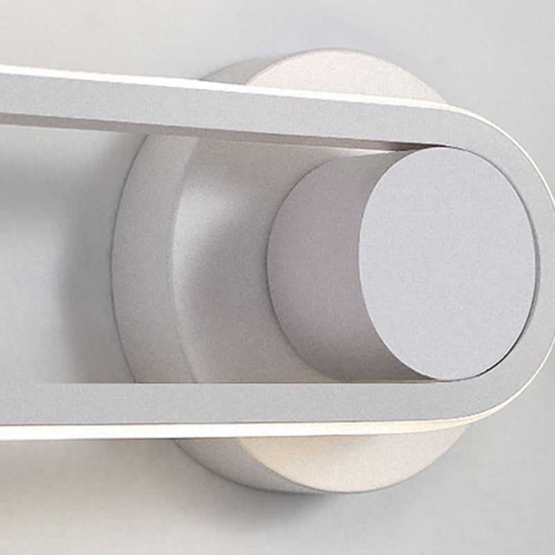 Rotatable LED Wall Lamp Modern Wall Mount Lamp with Silica Gel Shade for Living Room