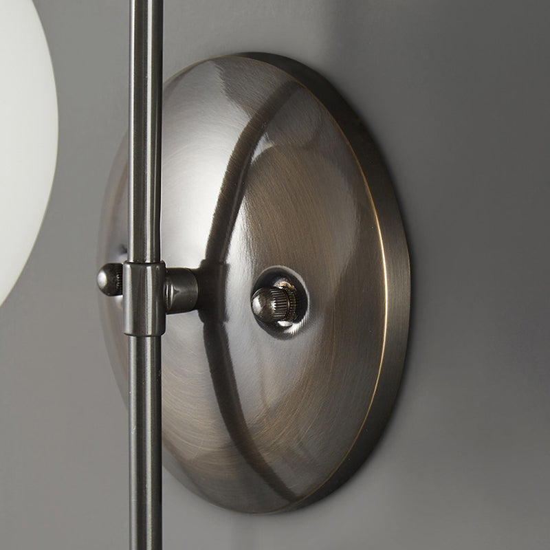 Glass Globe Wall Light Modern 1-Light Wall Lights for Bedroom