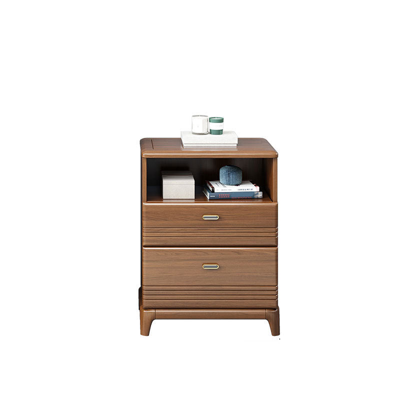 Mid-Century Modern Brown Chest 27.55" Wide 2/3/4 - Drawer Accent Chest