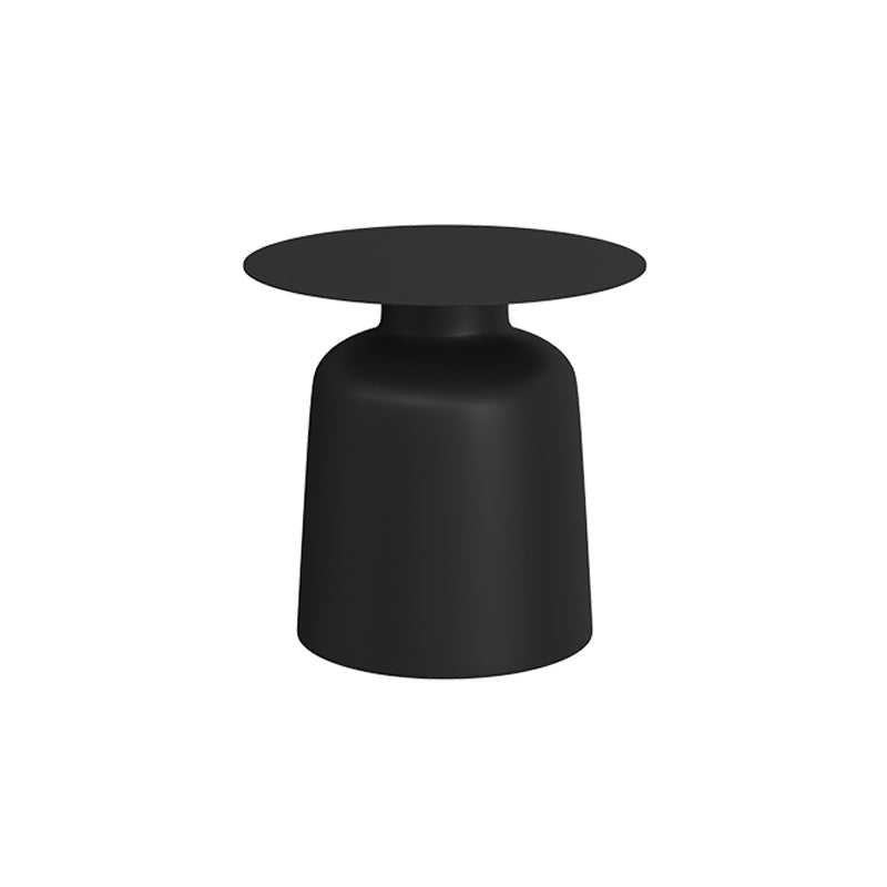 Mid-century Modern Pedestal Cocktail Table Iron Round Top Coffee Table