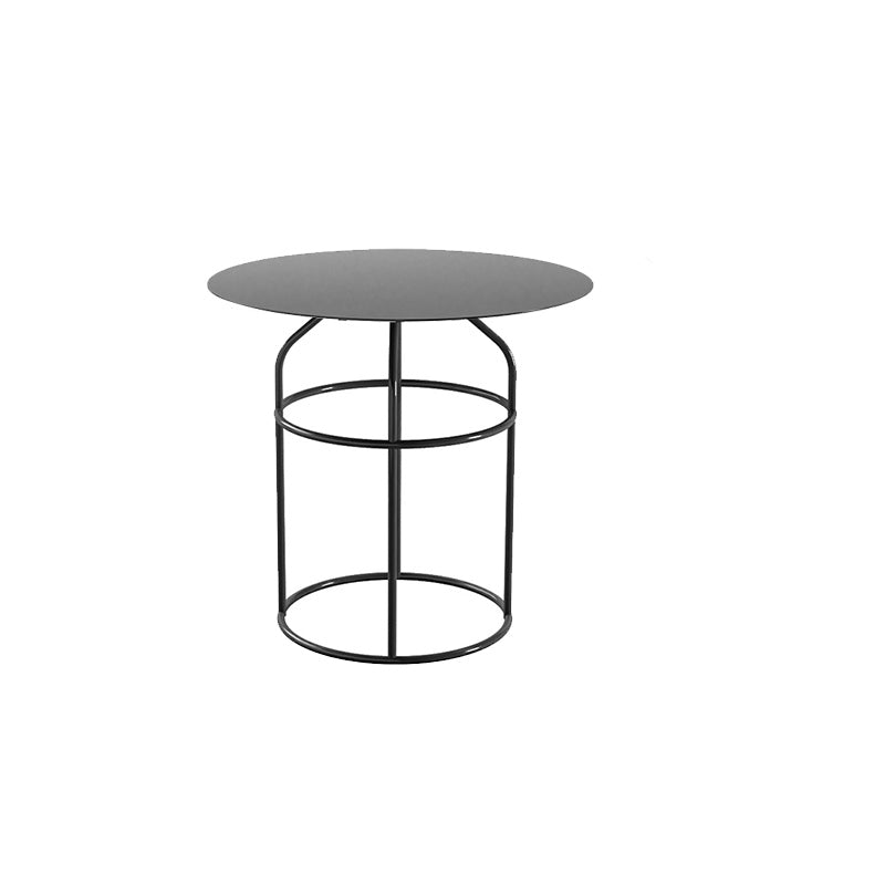 Mid-Century Modern Frame Base Cocktail Table Metal Round Coffee Table