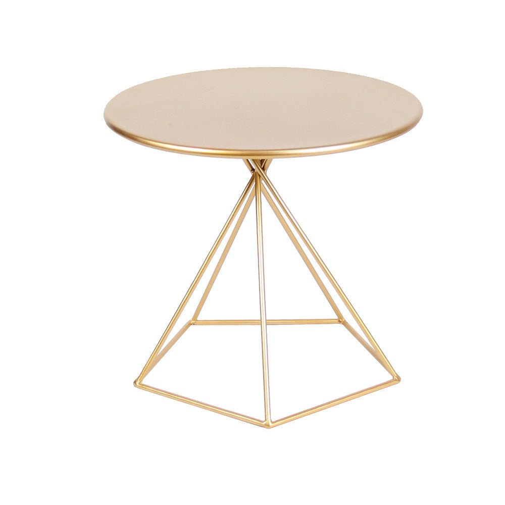 Metal Round Coffee Table Dia 21.65" inch Frame Cocktail Table