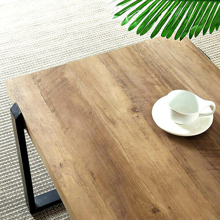 Rectangle Solid Wood Coffee Table Sled Coffee Cocktail Table
