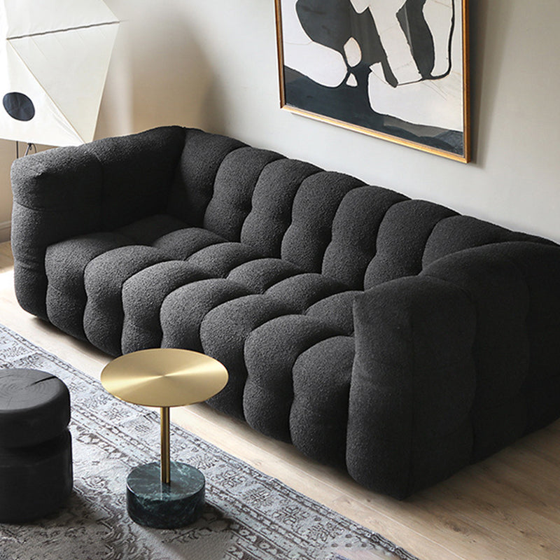 Contemporary Living Room Square Arm Tight Back Standard Seating