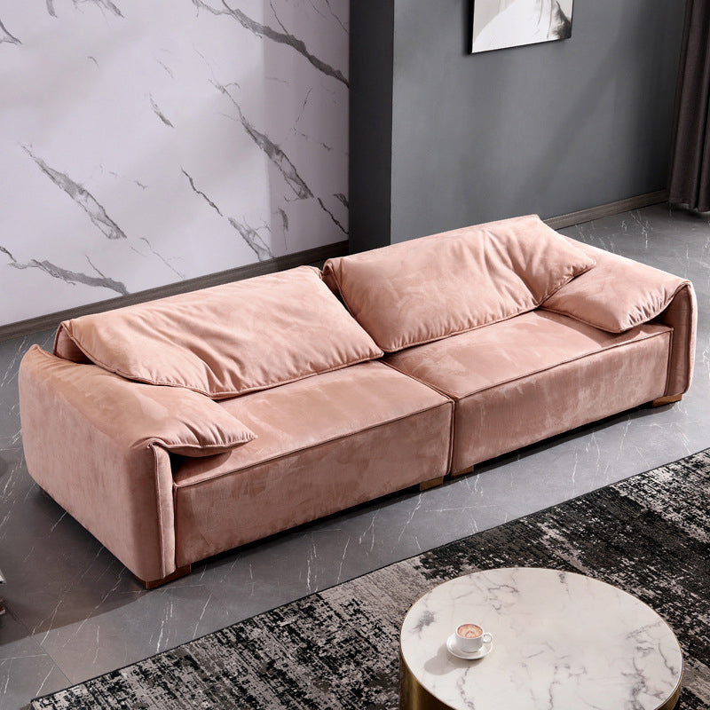 Modern Living Room Sofa Pillow Top Arm Sewn Pillow Back Seating