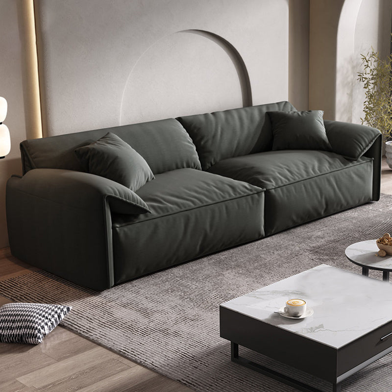 Modern Living Room Sofa Pillow Top Arm Sewn Pillow Back Seating