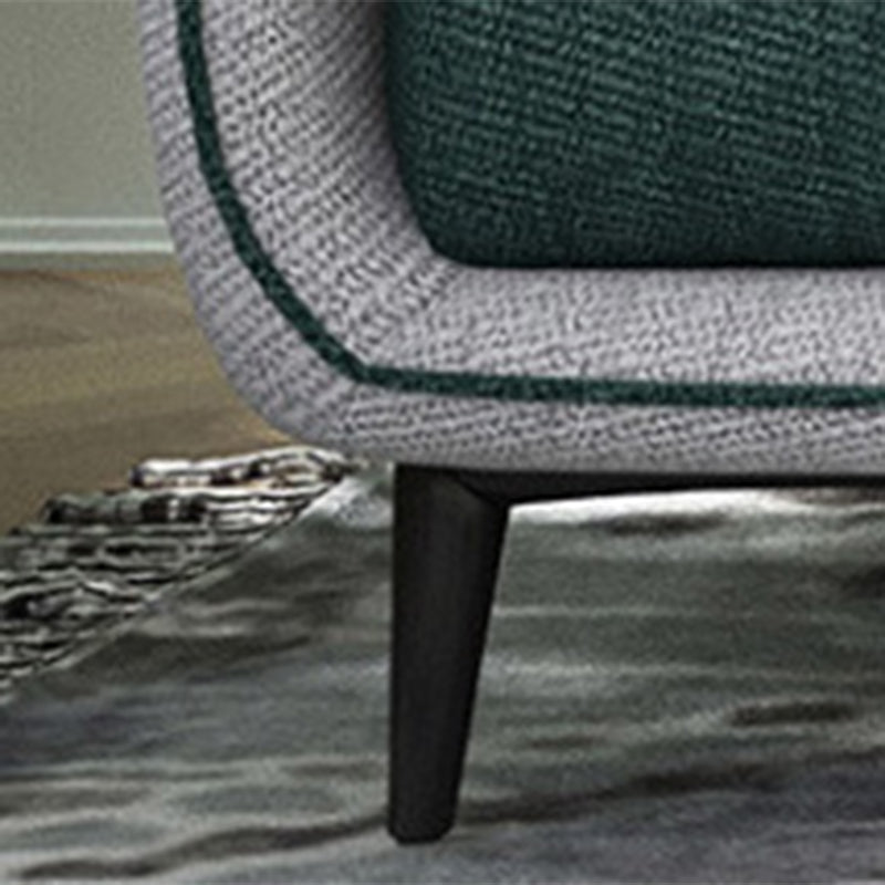 Contemporary Fabric Living Room Pillow Top Arm Pillows Seating