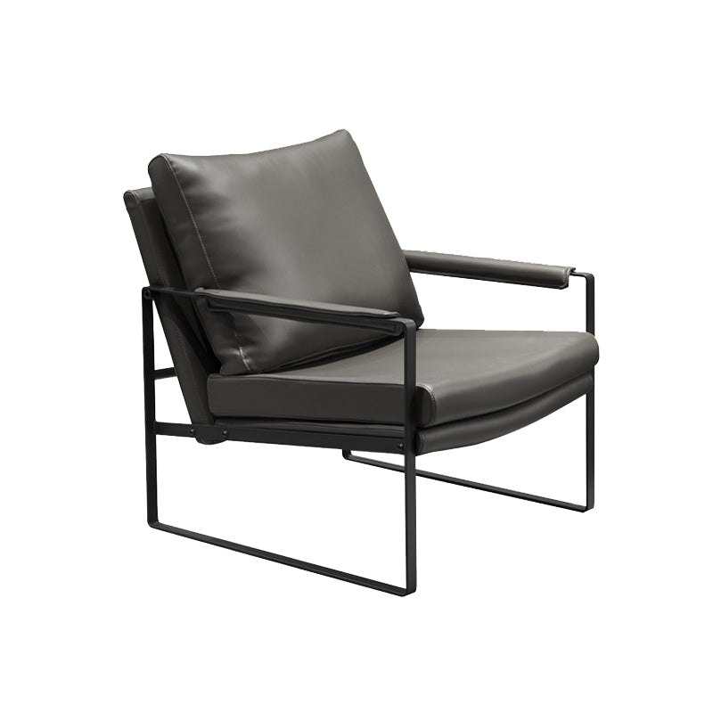 Upholstered Lounge Chair Arms Included Chair for Living Room