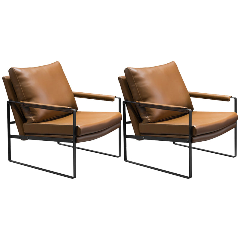 Upholstered Lounge Chair Arms Included Chair for Living Room