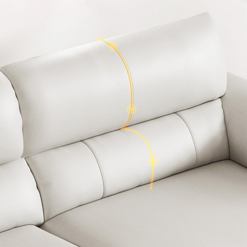Modern Stationary Living Room Flared Arm Standard Cushions Seating