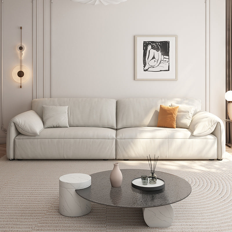 Modern Fabric Pillow Top Arm Cushions Living Room Standard Seating