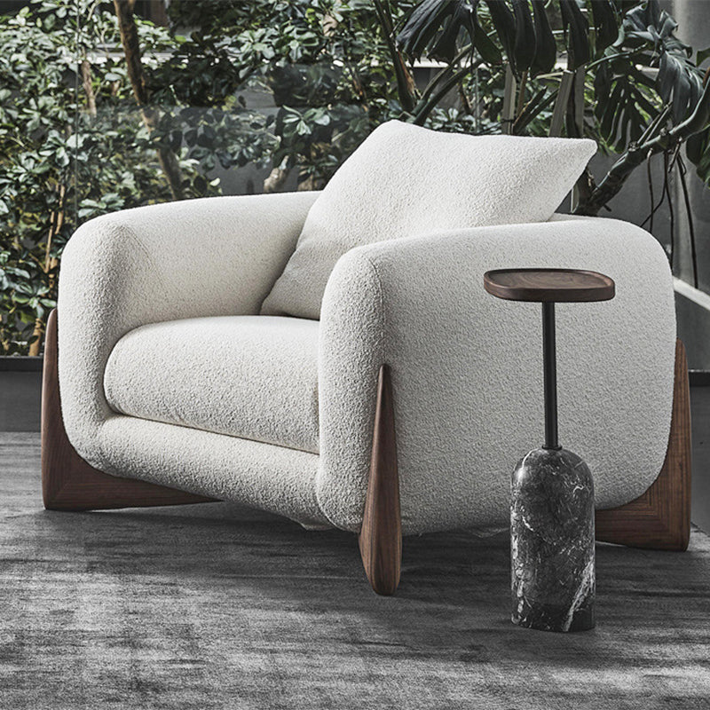 Contemporary Sofa Stationary Fabric Living Room Tuxedo Arm Seating